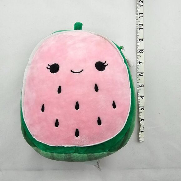 Squishmallows 8" Wanda the WATERMELON Girl Plush Kellytoy TAGS Green/Pink Clean - Picture 12 of 12